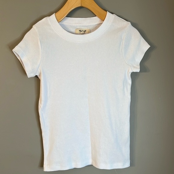Madewell Supima® Rib Tee Size XXS - Picture 3 of 7